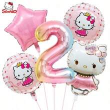 BUTTBILL Pink Kawaii Party Accessory, Premium Reusable Foil Balloons, Perfect For Toddler Girl Birthday, Baby Shower And Princess Carnival Party - View 17