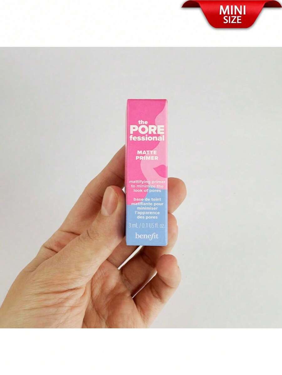 Benefit The POREfessional 霧面毛孔遮瑕妝前乳 Mini 3ml/0.1 Oz | 模糊毛孔 | 可見地細緻毛孔 | 適合油性肌膚 | 不致粉刺 | 透明 | 自然霧面妝效 | 輕盈 | 為妝容打造平滑底妝 - Matte Primer - 3ml (Miniature) - 查看 1