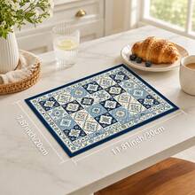 1pc Absorbent Drying Mat, Kitchen Decor Coffee Machine Mat, Handmade Coffee Pot Drip Tray, Kitchen Floor Mat, Table Mat, Kitchen Countertop Dish Drying Mat, Breakfast Mat, Heat Resistant Drip Tray With Non-Slip Backing, Diatomaceous Earth Drip Tray, Stain Hiding, Super Absorbent Kitchen Drip Tray, Easy To Clean Dish Rack Mat, Perfect For Kitchen, Dining Table, Coffee Shop, Bar, Holiday, Party, Home Decor, Holiday Gift - Multicolor - View 15