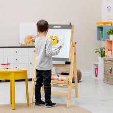3-In-1 Wooden Art Easel For Kids With Drawing Paper Roll - With Paper Roll - View 9