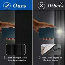 Oxford Fabric Blackout Curtains, No-Drill Hook And Loop DIY Cuttable Sunshade Fabric, Suitable For Bedroom And Car - A - View 7