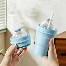 Foldable Ice Ball Shaped Silicone Cup With Built-In Straw, Ice Cube Mold, Portable Folding Ice Ball Cup For Summer Outings - Multicolor - View 5