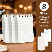 1pc/3pcs, 200/240/280 trang, Sổ tay lật "Dream Of The Start", bìa PP trong suốt, sổ lò xo bỏ túi, thiết kế khắc laser, nhật ký, sổ lập kế hoạch di động, 3 kiểu trang trong khác nhau, ghi chú, lớp học, cuộc họp, ghi chép du lịch, quà tặng hoàn hảo - Nhiều phong cách - Xem 13