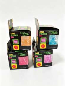 1pc Daily Stress Relief Tool, Magic Cube Super Durable Squeeze Toy, 2.25in Magic Cube Gift Box, Sensory Stress Relief Tool, Game And Party Small Gift, Suitable As A Gift Or Party Favor. - Multicolor - View 16