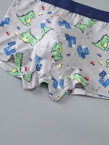 Celana Dalam Boxer Anak Laki-Laki Remaja Motif Kartun Lucu dan Nyaman, Isi 4 Buah - MultiWarna - View 4