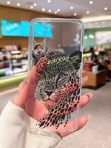 1個透明動物豹紋彩繪加厚防摔手機殼保護套，適用於 iPhone 16/ 16 Pro/ 16 Plus/ 16 Pro Max/ 15 Pro Max/ 13/ 14/ 11/ 12/ XS/ XR/ 7/ 8/ 78P/ 78GES2/ Galaxy S25/Galaxy S25 Plus/Galaxy S25 Ultra/Galaxy A16 4G/Galaxy A36/Galaxy A56/Galaxy A26/Galaxy A50/Galaxy A12/Galaxy A32/Galaxy A52/Galaxy A72/Galaxy A51/Galaxy A21/Galaxy A13/Galaxy A14/Galaxy S22 Ultra/Galaxy S23/Galaxy A33/Galaxy A53/Galaxy S20 FE/ 11 Youth/12 Pro/12/12X/Note 11/9a/9c/Polo X3 NFC/ 10/ 9/Note 9/12c/Note 11 Pro/ 10c/Note 8 Pro - 彩色 - 查看 5
