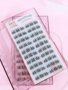 120 Clusters Of Light Makeup Double Flower False Eyelashes, Korean Soft DIY Handmade Eyelashes, Suitable For Light Makeup, Heavy Makeup And Daily Occasions, And Essential Cluster Comic Eyelashes, Cosmetics And Eye Shadow For Daily Commuting. - D - View 5