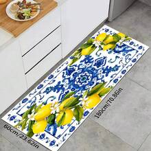 1pc Lemon Pattern Absorbent Drying Mat, Kitchen Decor Coffee Machine Mat, Hand Drip Coffee Pot Drainer Mat, Kitchen Floor Mat, Table Mat, Kitchen Countertop Dish Drying Mat, Breakfast Mat, Heat-Resistant Drainer Mat With Non-Slip Backing, Diatomaceous Earth Drainer Mat, Stain-Hiding, Super Absorbent Kitchen Drainer Mat, Easy-To-Clean Dish Rack Mat, Perfect For Kitchen, Dining Table, Coffee Shop, Bar, Holiday, Party, Home Decor, Holiday Gift - Multicolor - View 12