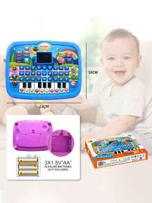 Early Learning Educational Tablet With Display, Letters And Music, Educational Toy For Boys And Girls, Baby Holiday Gift - Multicolor - View 11