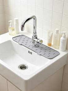 10/3/2/1pc Modern Faucet Silicone Draining Mat Easy Clean Counter Organizer For Professionals Colorful Protective Splashing Mat For Apartment Hotel Kitchen Sink Organizers Kitchen Accessories Draining Mats Sink Supplies - Multiple Styles - View 2