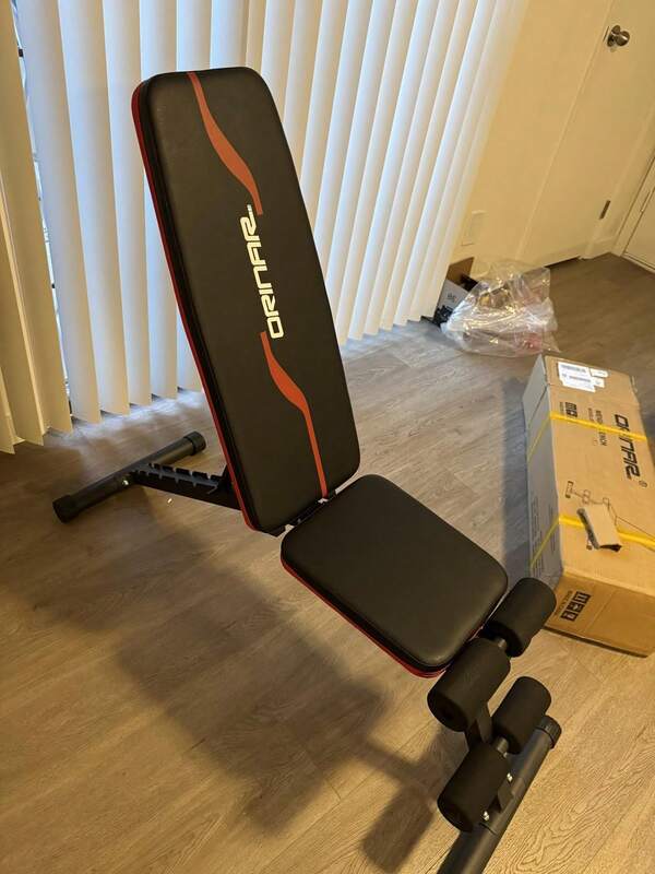 Adjustable Weight Bench, 880Lbs Bench Press For Full Body Workout, Workout Bench For Home Gym With Barbell Rack, Strength Training Stable Incline Decline Bench With Leg Developer