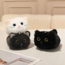 16cm/6.3in Cute Cat Plush Doll, Soft And Comfortable, Portable, Ideal As Backpack Decoration, Holiday Decor, Theme Party Or Gathering Decoration Gift, Perfect Gift For Children's Birthday Or Celebration - Multicolor - View 8