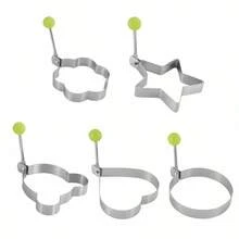 Egg & Pancake Rings - Silver - View 5