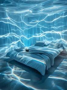 Water Ripple LED Projector - USB Powered Wave Effect, USB Interface Electronic Light, USB Gadget With Remote Control And Adjustable Colors, Creates Underwater Atmosphere For Bedroom, Game Room, Living Room - Birthday, Relaxation And Home Decor, Adds Lighting Atmosphere For Camping, Compact And Portable, Essential For Outdoor Travel. - Multicolor - View 6