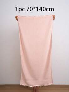 QIBHI 1/3/8 chiếc tùy chọn khăn viền satin màu trơn 100% cotton 1 chiếc khăn mặt hoặc 1 chiếc khăn tắm cotton nguyên chất mềm mại/khăn mặt/khăn tắm trang trí nhà cửa phù hợp cho phòng tắm, khách sạn, phòng gym, du lịch, quà tặng, bãi biển, trường học, tựu trường, du lịch, phụ kiện du lịch, đồ dùng thiết yếu cho gia đình, khăn, chăm sóc da phù hợp cho phòng tắm, hồ bơi, bãi biển - Hồng - Xem 12