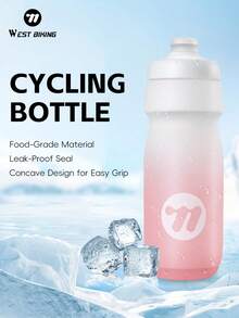 WEST BIKING Cycling Water Bottle 550/650ml Ultralight Leak-Proof Squeezable Taste-Free Gradient Bottle Camping Hiking Sports Bicycle Kettle - Multicolor - View 1