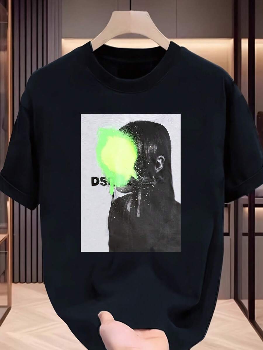 Men T-Shirts - Black - View 1