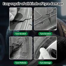 Multifunctional Tire & Shoe Sole Repair Glue, High Temperature Resistant, High Adhesion Black Adhesive, Car Tire Scratch & Crack Repair, Shoe Edge & Sole Glue Repair, Waterproof, Wear-Resistant, Nail-Free Tire Patching Tool - Tire Rubber - View 6