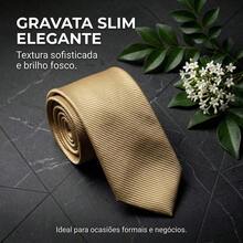 A Matte Twill Tie, A Versatile Tie Suitable For Work, Interviews, And Weddings. - 香檳色 - 查看 2