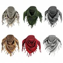 Multi-Purpose Desert Scarf Men And Women, Breathable Shemagh Wrap Outdoor Adventures, Travel And Everyday Wear - Green - View 6
