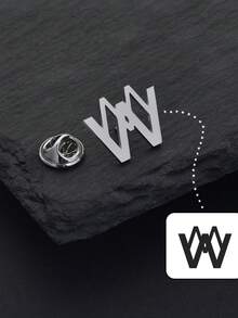 Women's Customized Hand-Painted Graffiti Brooch, 18K Gold Plated Stainless Steel Brooch, Creative Customized Jewelry, Unisex Accessory For Daily Wear, Birthday Gift - Multicolor - View 9