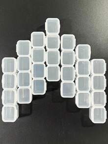 28-Grid Diamond Painting Storage Box, Transparent Rhinestone Storage Box, Small Beads/Diamond Painting Diamond Sorting Box, Diamond Storage Box Tool, Diamond Painting Storage Box - Sets - View 2