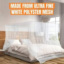 1pc Camping Mosquito Net Indoor/Outdoor Universal Insect-Proof Tent, Travel Mosquito Repellent Tent With 2 Openings, Pole Top Canopy Bed Curtain For Hanging Bed - Double Door Mosquito Net - View 9