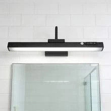 40cm Magnetic Wall Picture Light With Adjustable Color Temperature And Brightness, Rechargeable 10w LED With Remote Control For Paintings, Posters, Mirrors, Portraits - Black - View 4