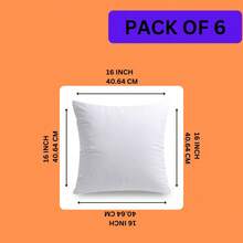 4 Pack 18x18 Inch Pillow Inserts, Fluffy Polyester Filled White Cushion Inserts, Square Throw Pillow Inner For Sofa Couch Bed Chair - 20 X 20 Inches(50*50cm) - View 2