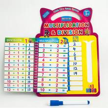Children's Math Arithmetic Practice Book, Addition Subtraction Multiplication Division Math Training Learning Teaching Aid, Student Game Cards, Reusable Educational Math Table Workbook - Multicolor - View 5