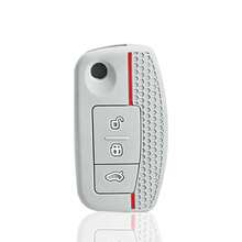 Silicone Car Key Cases Cover Fob For Focus 2 C-Max Ecosport S-Max Fusion Mondeo Remote Control Case Keychain - GRAY - View 8
