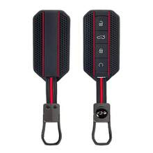 Silicone Car Key Case Full Cover For Chery Jaecoo J5 5 2025 2026 Protection Key Bag Housing Holder Keychain Car Accessories - A - View 3
