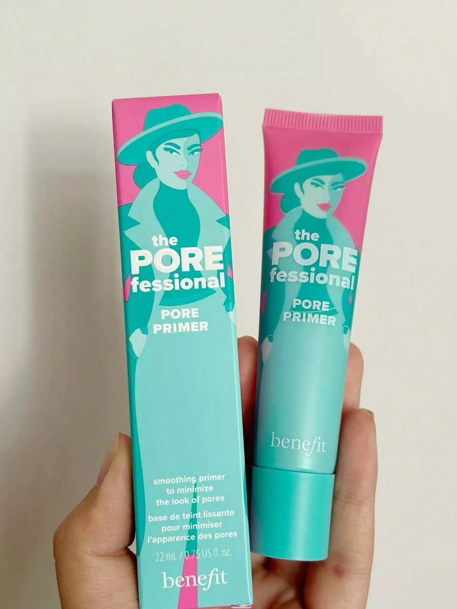 Benefit The POREfessional 毛孔隱形妝前乳 22ml/0.75 Oz | 絲滑輕盈配方快速隱形毛孔 | 無油配方 | 讓肌膚細緻無油光 | 適合所有膚色 | 自然妝感 - 22毫升 - 查看 1