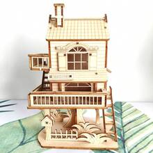2026-3件組 3D木製樹屋組裝模型,DIY創意積木,3D拼圖玩具,山景萬聖節聖誕禮物,手工房屋模型,原木色,創意遊戲,節日禮物,鄉村風設計,手工裝飾,手工愛好者 - 生日禮物 - 復活節禮物 - 完美禮物 - 節日禮物 - 小飾品 - 紓壓玩具 - 派對小飾品 - 彩色 - 查看 6