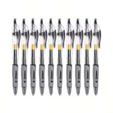15pcs 0.5mm Retractable Ballpoint Pen Set - Black/Red/Blue Ink, Writing Tools, Office Supplies, Gift, Includes 15 Pens, Back To School - Round - View 8