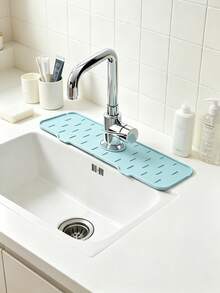 10/3/2/1pc Modern Faucet Silicone Draining Mat Easy Clean Counter Organizer For Professionals Colorful Protective Splashing Mat For Apartment Hotel Kitchen Sink Organizers Kitchen Accessories Draining Mats Sink Supplies - Multiple Styles - View 3