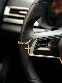1 pieza Colgante de bola con forma de corazón de strass para espejo retrovisor de coche, accesorio de coche para mujer, decoración de coche - A - Ver 2