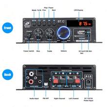 AK380 RV Stereo Amplifier 2-Channel 12V Car Audio Power Amplifier, Designed For RVs And Campers, Stable Output For Long Trips, Compact Metal Housing, Clear Sound Quality For RV Living Space, Travel And Outdoor Driving (Battery Not Included) - Black - View 8
