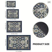 1pc Absorbent Drying Mat, Kitchen Decor Coffee Machine Mat, Handmade Coffee Pot Drip Tray, Kitchen Floor Mat, Table Mat, Kitchen Countertop Dish Drying Mat, Breakfast Mat, Heat-Resistant Drip Tray With Non-Slip Backing, Diatomaceous Earth Drip Tray, Stain-Hiding, Super Absorbent Kitchen Drip Tray, Easy-To-Clean Dish Rack Mat, Perfect For Kitchen, Table, Coffee Shop, Bar, Holiday, Party, Home Decor, Holiday Gift, Persian Style - Multicolor - View 6