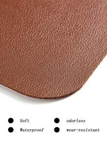 Portable Foldable Nail Table Mat Waterproof PU Leather Manicure Pad With Non-Slip Backing, Easy Clean & Wipeable, Perfect For Nail Salon, Home Studio & Travel, 30x24cm Size, Nail Supplies - Multicolor - View 3