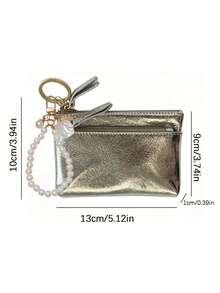 Billetera de mujer de moda con colgante de concha de perla, efectivo, identificación, tarjeta de crédito, monedero portátil, tarjetero, billetera de monedas, billetera mini, regalo de aniversario de vacaciones para mujeres de cuello blanco, regalo de accesorio, útiles escolares, regalo para maestros, tarjetero de regreso a la escuela, aniversario, Navidad, Día de San Valentín, regalo de cumpleaños, regalo del Día de San Valentín, regalo para niñas, regalo de temporada de regreso a la escuela, regalo de temporada de graduación - Multicolor - Ver 10