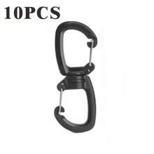 2/4/6/8/10PCS Outdoor Multi-Function Dual-Port Buckle, Durable POM Material, 360° Rotating 8-Shaped Hook Dual Clip Quick Release Buckle, Portable Keychain, Outdoor Adventure Essential, Outdoor Multi-Function Dual-Port Buckle, Convenient Keychain, 360° Rotating 8-Shaped Hook Buckle, Dual Clip Quick Release Buckle, Outdoor Adventurer's Essential, Valentine's Day Gift, POM Material - A - View 12