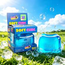 Schylling 1pc Stress Cube Fidget Toy, Slow Rising Soft Sensory Toy, Anxiety Relief Calming Toy For Autism, Gift Box Filler, Birthday Gift, Classroom Reward Treasure Box Toy, Christmas Stocking Stuffer, Party Favor - Assorted Colors (Random Color) - Multicolor - View 8