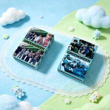 K-Pop CORT1S Mini2 專輯 GREENGREEN 小卡收納夾 GREENGREEN Lomo 卡組 可愛成員小卡 粉絲周邊 生日禮物 - 彩色 - 查看 1