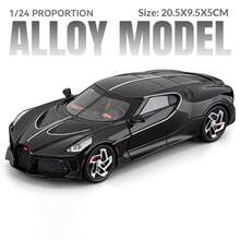 Maisto 1/24 Scale Metal Die-Cast La Noire Supercar Model, 4-Wheel Suspension, Rear Wheel Rebound, Adjustable Rear Wing, Front Wheel Steering, Suitable For Collection, Home Decor, Party Decoration, Toy Car Collection - Multicolor - View 10