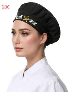 Customized Embroidered Chef Hat, Personalized Name, Logo, Initials, Kitchen Hat Gift For Chefs And Baking Enthusiasts - Multicolor - View 6