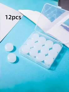 12 buah Sumbat Telinga Silikon yang Dapat Dibentuk - Dapat Digunakan Kembali, Ideal untuk Tidur dan Peredam Suara. Nyaman dan Tenang Saat Dipakai dengan Fungsi Rebound Lambat, Desain Unisex. Penting untuk Petugas Pos dan Hadiah Tahun Baru yang Bagus. Perlengkapan Perjalanan yang Menenangkan dan Meredakan Stres | Aksesori Pijat Telinga yang Dipasangkan dengan Sumbat Telinga Tidur yang Lembut, Melindungi Telinga dan Hidung, Menghalangi Suara, Meningkatkan Kualitas Tidur dan Meredakan Kemarahan - View 9