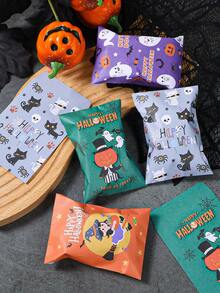 27pcs Halloween Gift Bags (With Stickers), Halloween Cash Envelopes, Halloween Pumpkin Ghost Witch Pattern, Halloween Gift Wrapping Bags, Candy Bags, Cookie Bags, Snack Bags, Halloween Gift Wrapping Supplies, Halloween Decorations, Trick Or Treat, Halloween Party Supplies, Happy Halloween Party Decorations, Tabletop Decorations, Halloween Gifts, Halloween Party Favor Bags - Cute Halloween Pumpkin - View 10