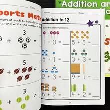 1Pc Addition Subtraction Within 10 Suitable For Children Aged 3-8 Oral Arithmetic Workbook, Preschool Mathematics Workbook, Formula Decomposition Calculation Book, Fun Arithmetic Problem Book - Multicolor - View 1