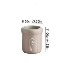 1 peça - Copo Limpa-Patas para Animais de Estimação - Lavador Portátil de Patas para Cães e Gatos com Cerdas Macias de Silicone, Removedor Suave de Lama 360° e Spa para Patas, Ferramenta de Higiene de Secagem Rápida e Sem Riscos para Passeios na Chuva, Praia e Viagens de Carro - Multicolorido - Ver 7